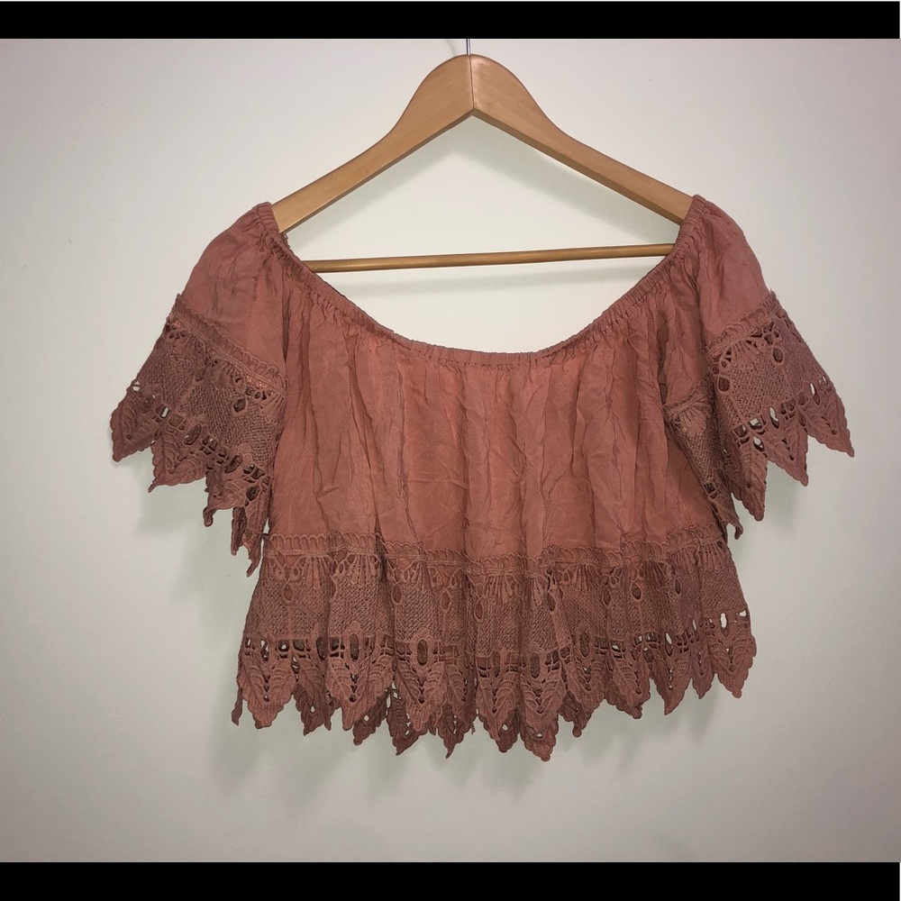 Off the shoulder blouse